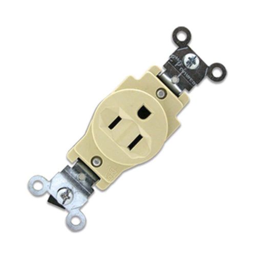 15 Amp Single Single-Pole Electrical Outlet