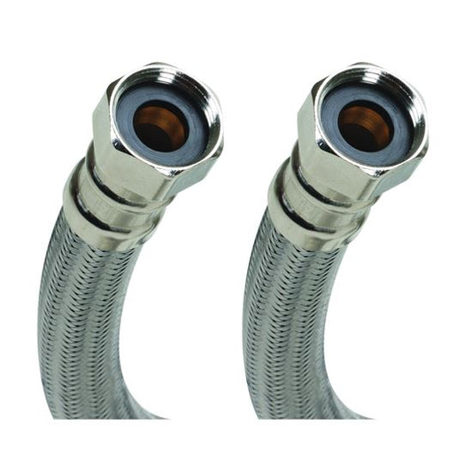 3/4'' FIP x 24'' Braided Stainless Steel Water Heater Connector