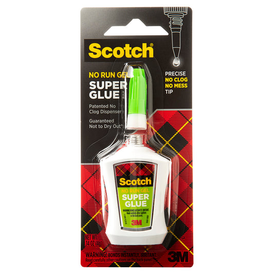 Scotch® Super Glue Gel in Precision Applicator, 0 .14 oz (4 g)