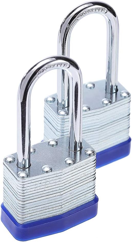 2pcs. 40mm Laminated Locks,2-1/2" Key-Alike