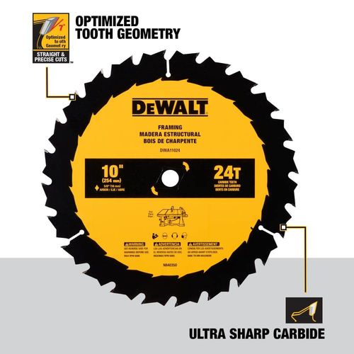 10 in General Purpose Saw Blade (24 Tooth)