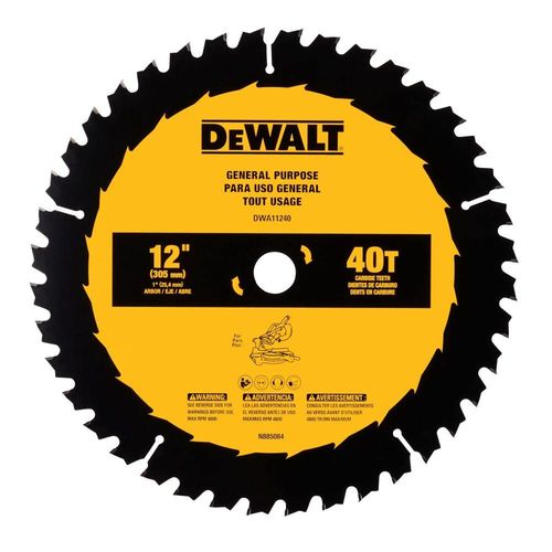 12 in General Purpose Saw Blade (40 Tooth)
