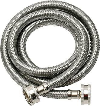3/8'' Compression x 1/2'' F.I.P. x 20'' Braided Stainless Steel Faucet Connector