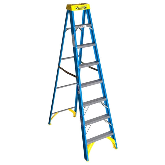 8 ft. Fiberglass Step Ladder with 250 lb. Werner