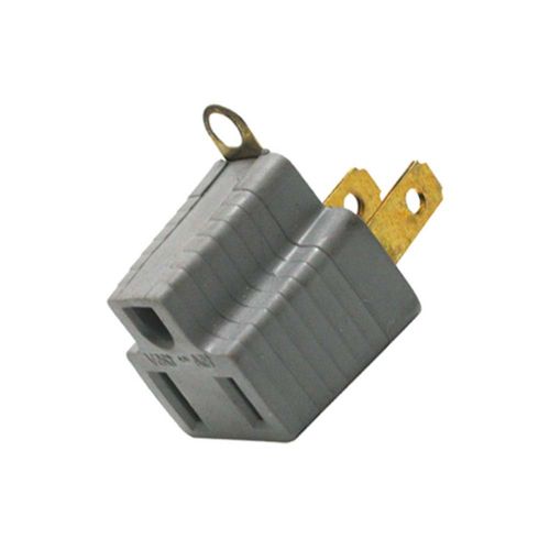 15Amp 125-Volt Grounding Adapter Single Outlet