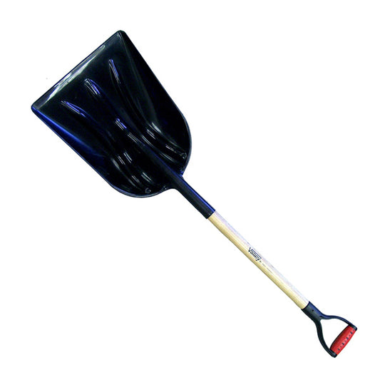 Poly Scoop Shovel w/30" Wood Handle