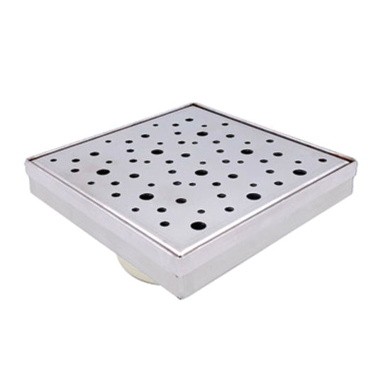 6" Square Floor Drain with 2" Outlet