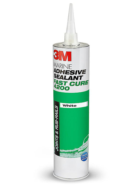 3M™ Marine Adhesive Sealant 4200FC Fast Cure, PN06560, White, 295 mL Cartridge