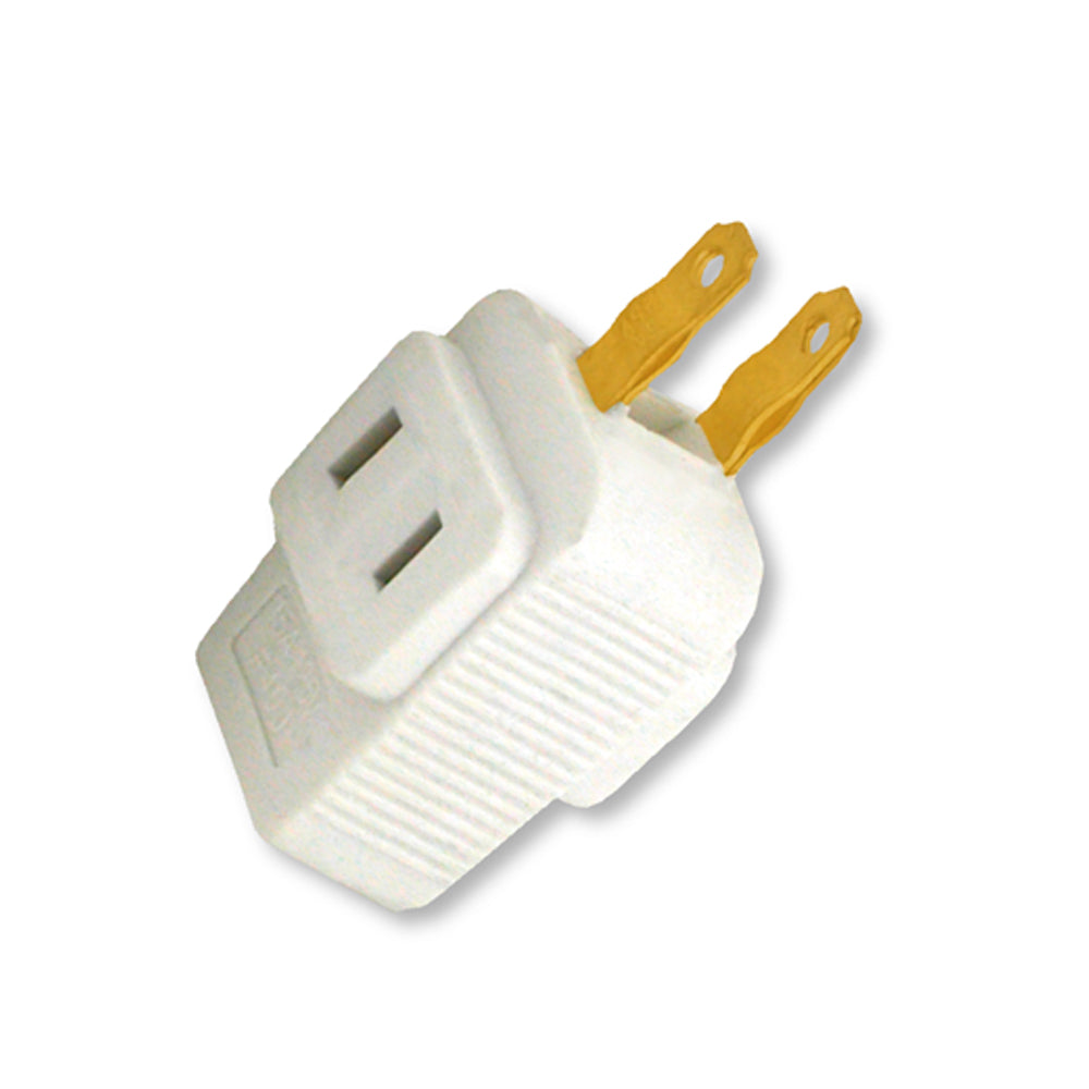 15 Amp 125-Volt Adaptor 2 Connector + 1 Plug – SUNICO