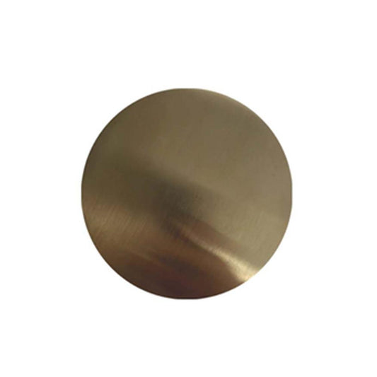 Round cover for basin strainer Yello Gold Color