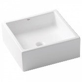 Square basin Q5 350x350x135mm white