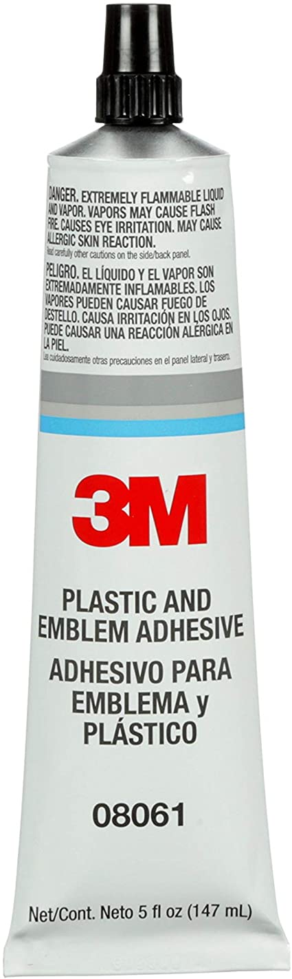 3M™ Plastic and Emblem Adhesive, 08061, 5 oz Tube