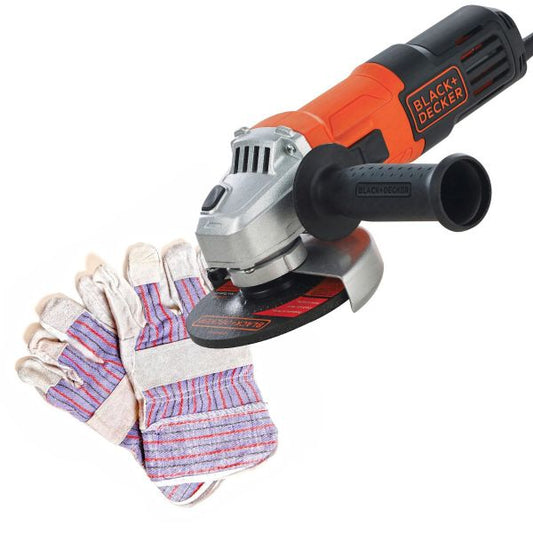 4-1/2"  Angle Grinder with gloves 650W
