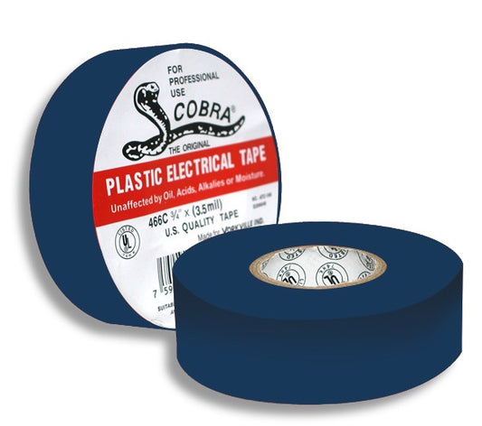 Electric Tape 3/4 x 60'  Cobra, Blue