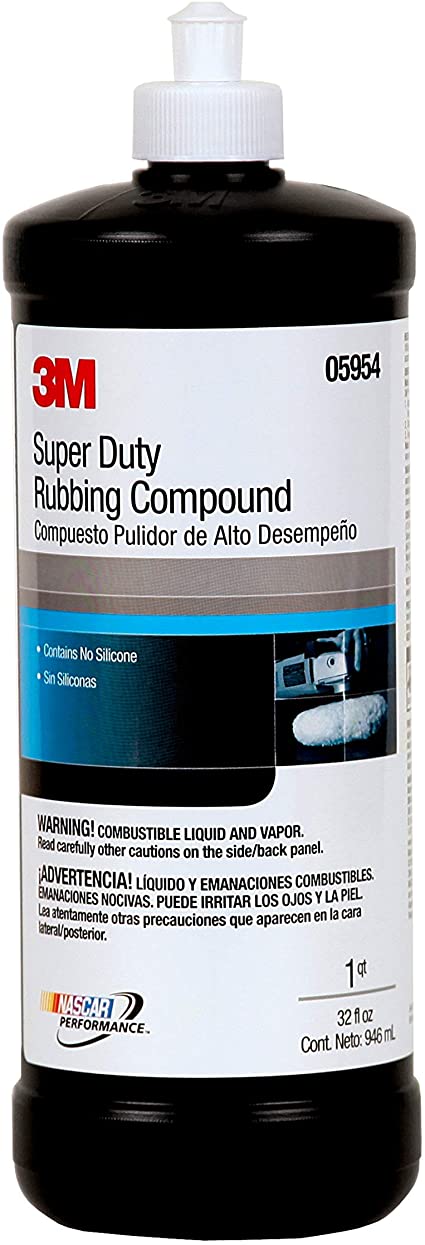 3M™ Super Duty Rubbing Compound, 1 qt (32 fl oz/946 mL)