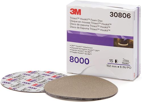 3M™ Trizact™ Hookit™ Foam Disc, 8000, 6 in