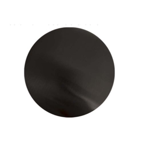 Round cover for basin strainer Matte Black Color