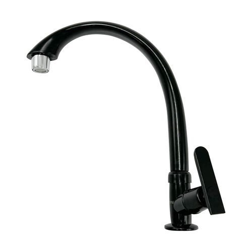 Single handle kitchen mixer Black