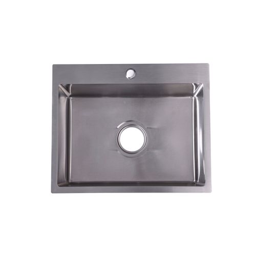 20" x 16" x 8" Stainless Steel Sink with Drainer System.
