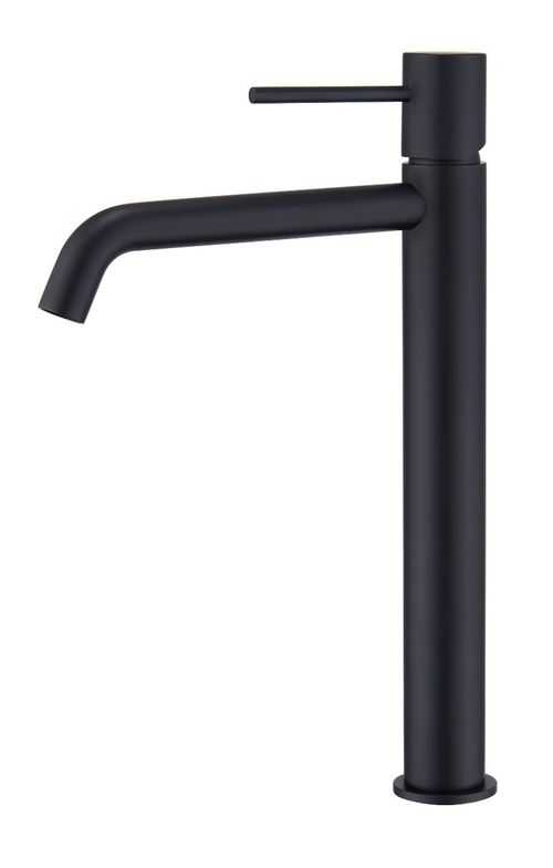 Single Lever Basin Mixer Stainless Black W/Pop-up