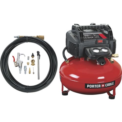 6 Gal. Portable Electric Pancake Air Compressor with kit