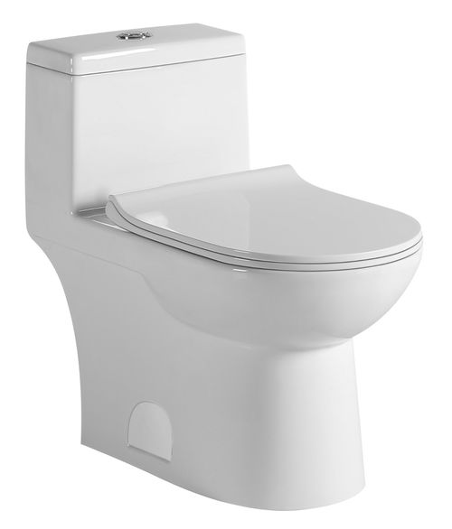 UPC Deluxe one piece sanitary dual flush (S-TRAP) Size:70*34.5*67.5cm