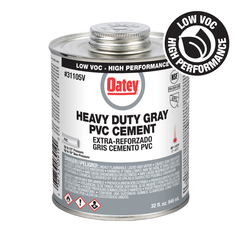 32 OZ PVC HEAVY DUTY GRAY CEMENT