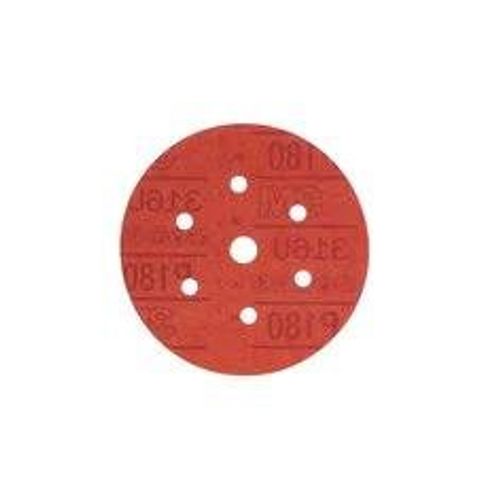 Red Abrasive Hookit Disc Dust Free, 6in, P500, 50/box