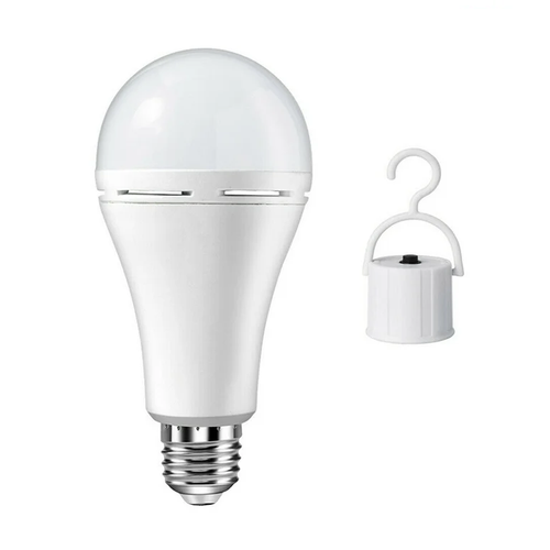 Rechargable Dual Voltage Led Bulb 85V - 265V 12W 6500K, Daylight.