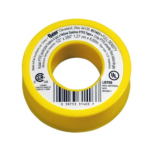 OAT 1/2 IN X 260 YL TFE TAPE