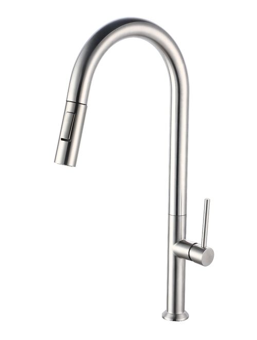 Single lever kitchen mixer Stainless Steel