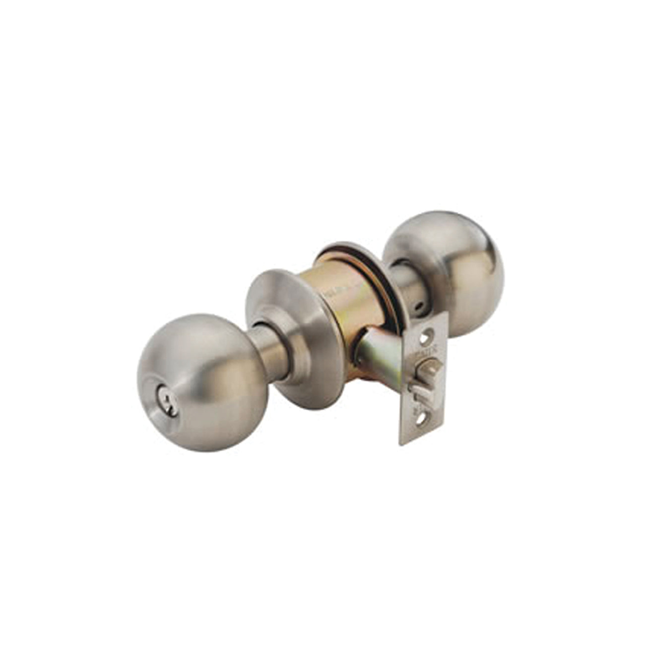 Satin Nickel Entry Knob Lock