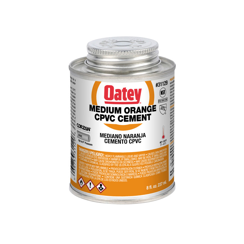 8 OZ CPVC CEMENT-ORANGE