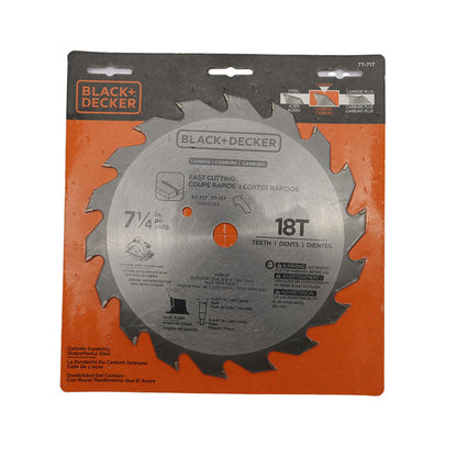 7-1/4" Saw Blade, 18 DT