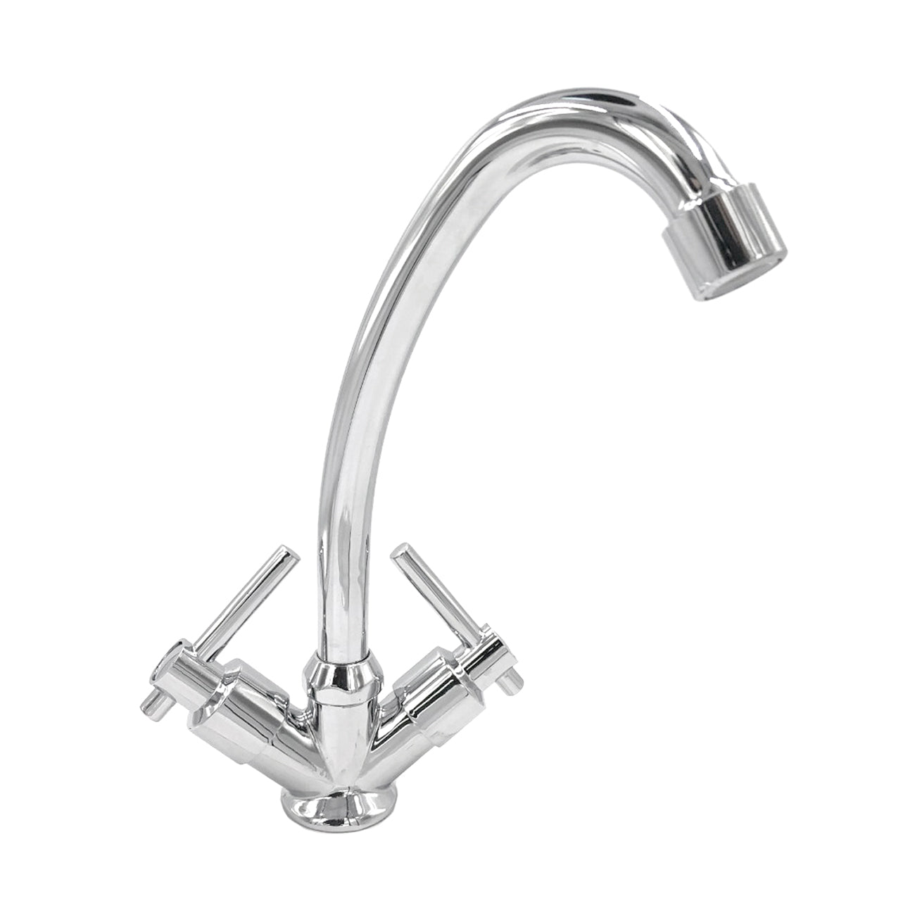 Double handle kitchen mixer