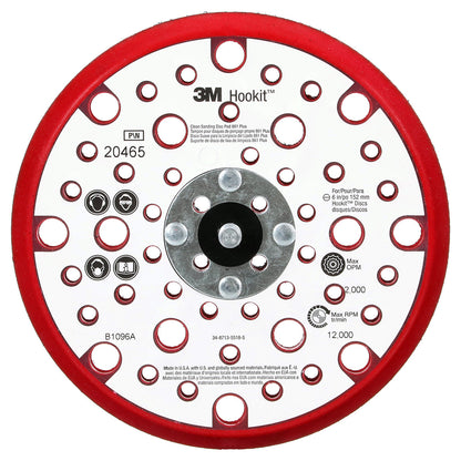 Hookit™ Clean Sanding Low Profile Disc Pad, 6 in x 3/8 in x 5/8 in CH x 5-16/24