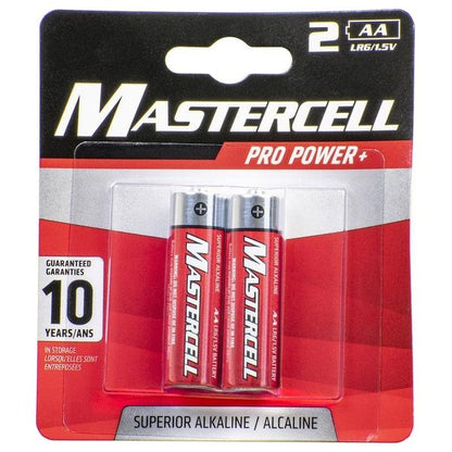 AA MASTERCELL ALKALINE BATTERY 2Pcs