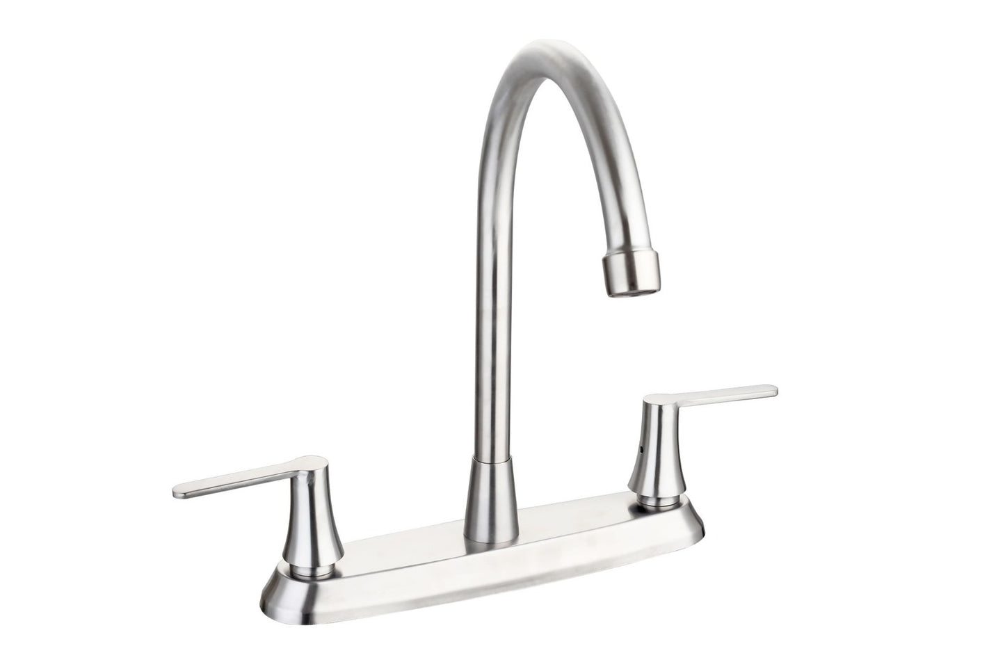 Kitchen faucet stainlees steel finish