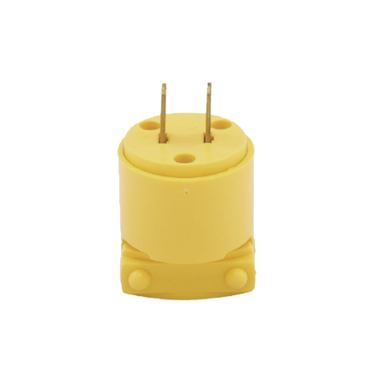 15 Amp Plug 125V 2P2W Vinyl Str Yellow
