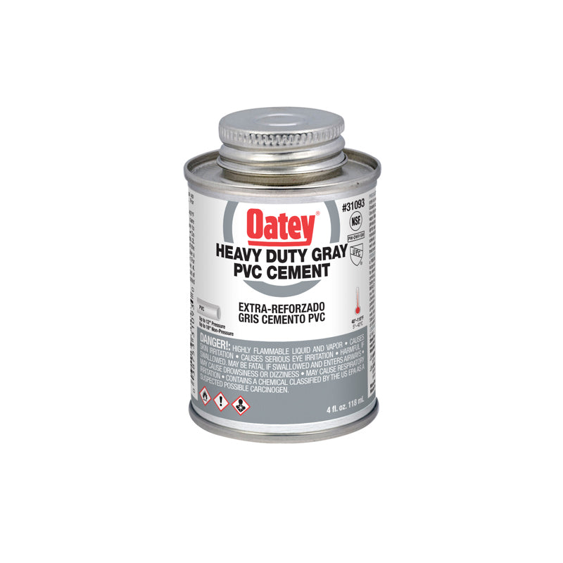 4 OZ PVC HEAVY DUTY GRAY CEMENT