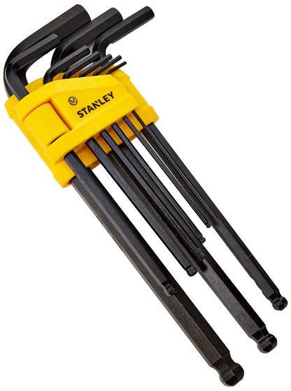 9pc Extra-Long Ball Point Metric Hex Key Set