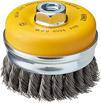 Carbon Knot Cup Brush 4'' x 5/8'' - 11 Arbor