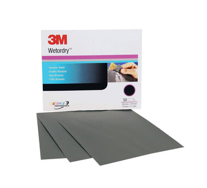 3M Wetordry Abrasive Sheet 9" x 11", 220, 50pcs/pk