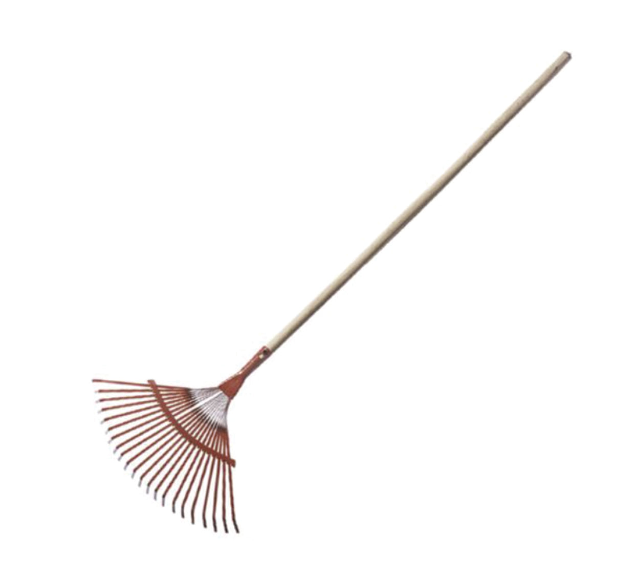 Steel Leaf Rake, 22 Tines, Wood Handle – SUNICO