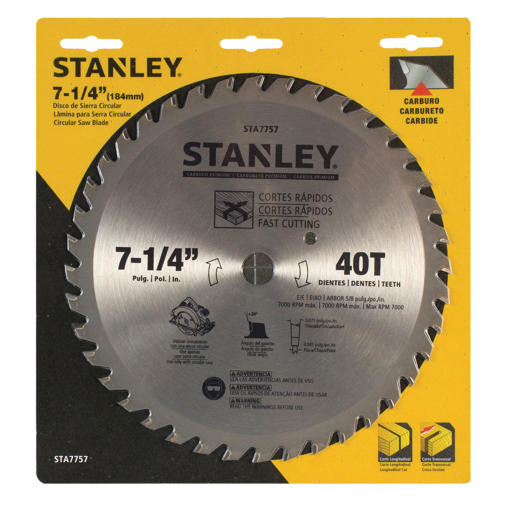 7-1/4" 40T Saw Blade