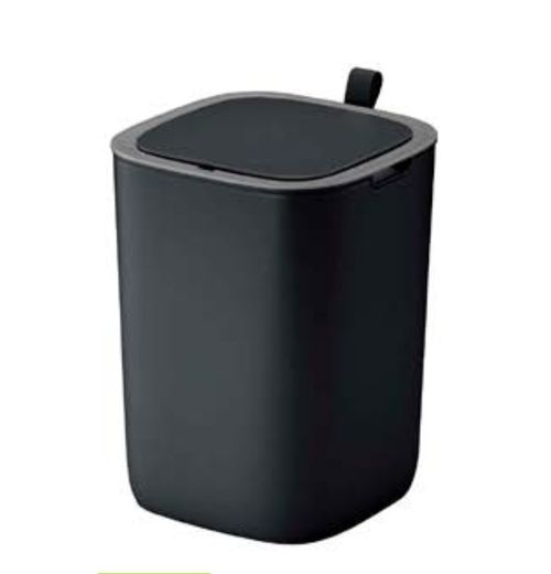 12L Square Black Sensor Bin