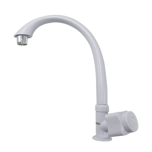 Single handle kitchen mixer White