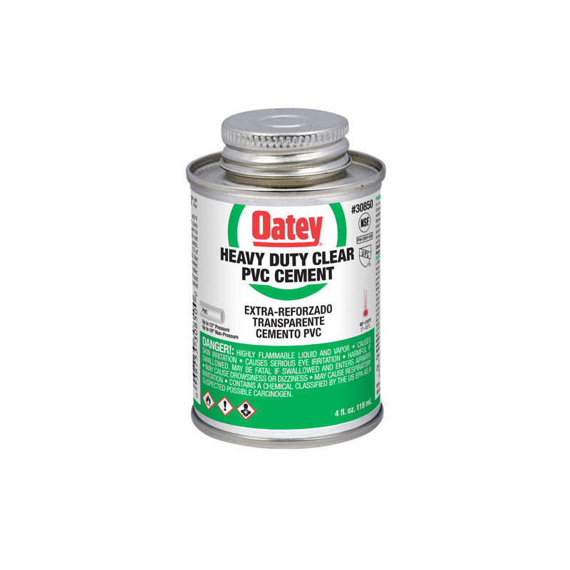 4 OZ PVC HEAVY DUTY CLEAR CEMENT