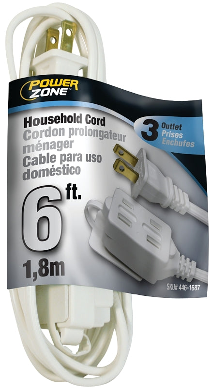Household Extension Cord 6', 15 A, 125 V