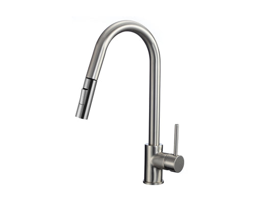 Single Lever Kitchen Mixer Satin Finish